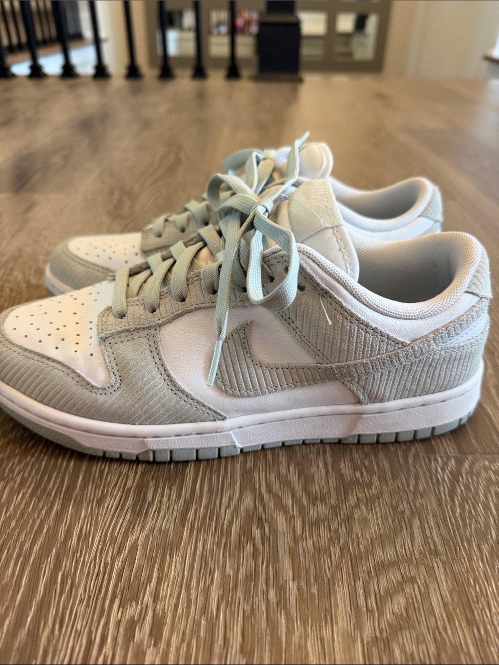 Nike Women’s Low-Top Sneakers — White and Light Gray